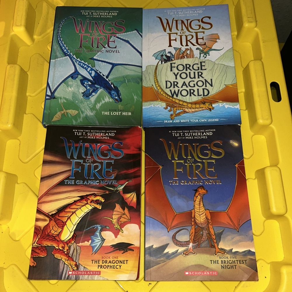 Wings Of Fire Graphic Novel Book Lot Of 4 Tui T Sutherland Scholastic